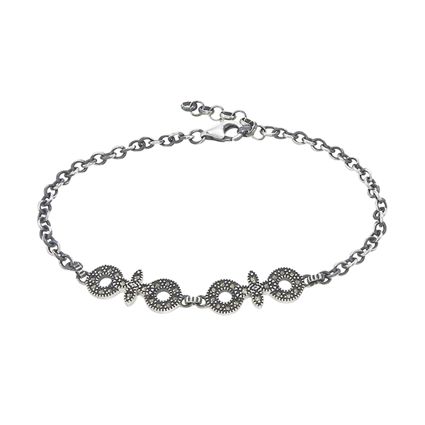 marcasite silver bracelet
