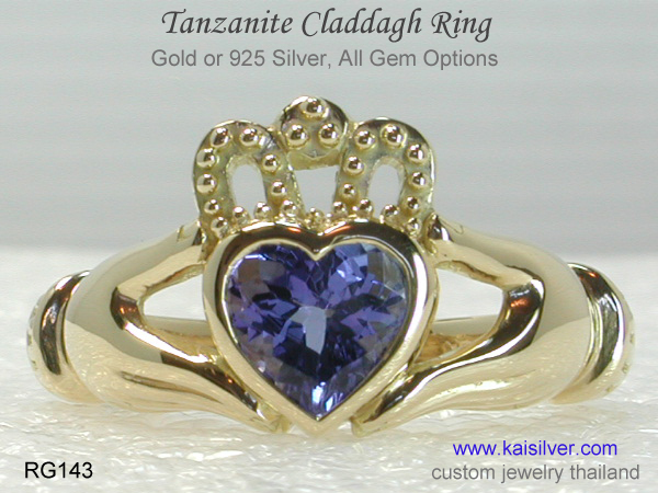 tanzanite engagement or wedding ring