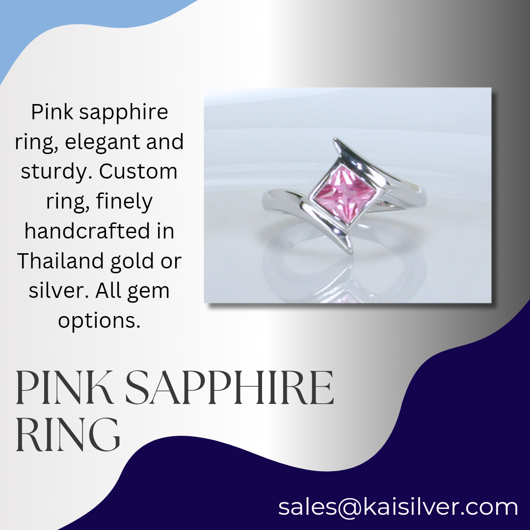 sapphire gold ring made to order