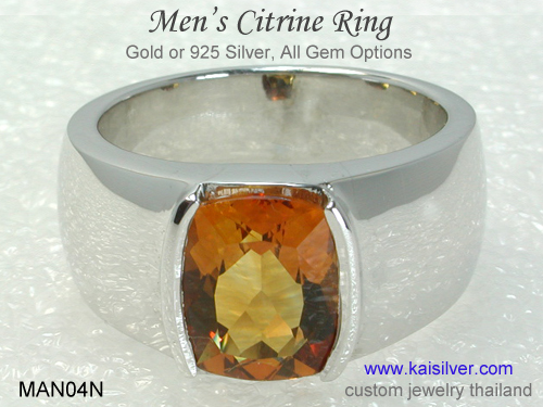 men's wedding band custom