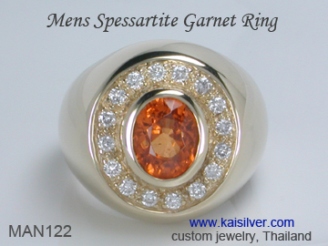 gemstone wedding ring for men