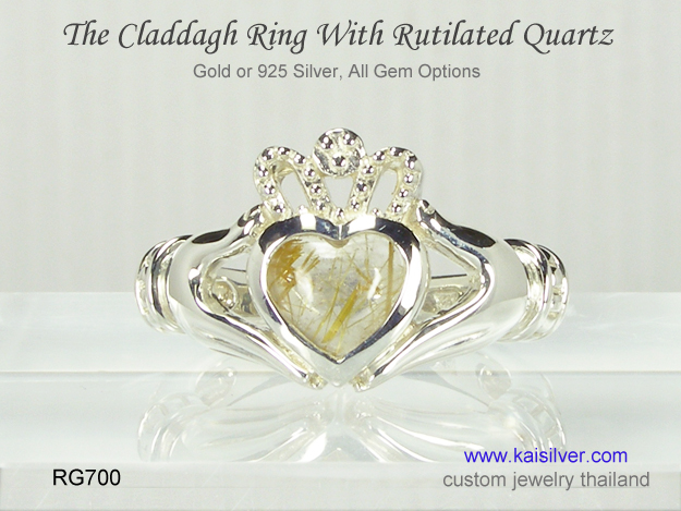 custom claddagh ring