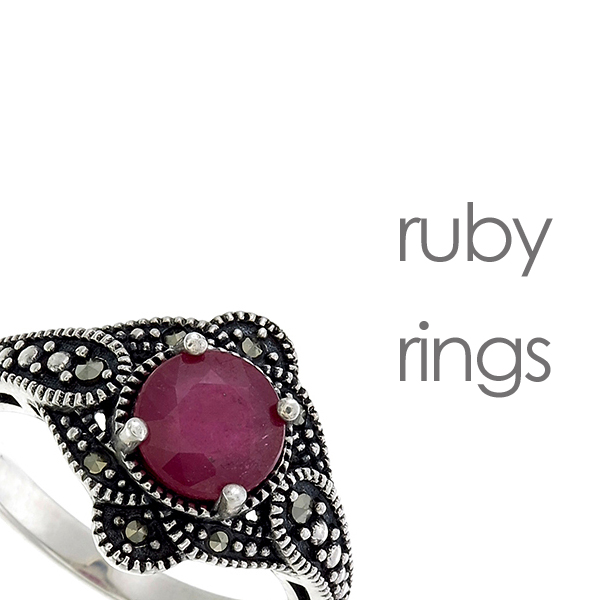 ruby engagement rings 