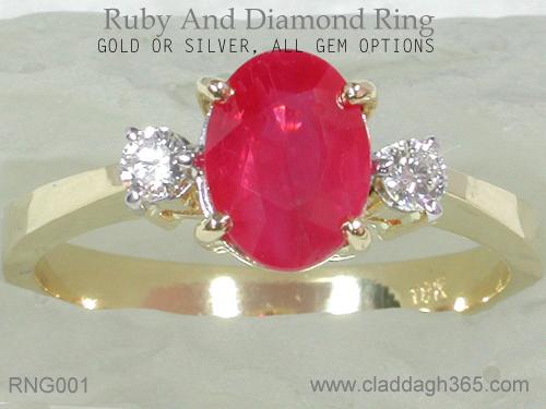 ruby gemstone ring